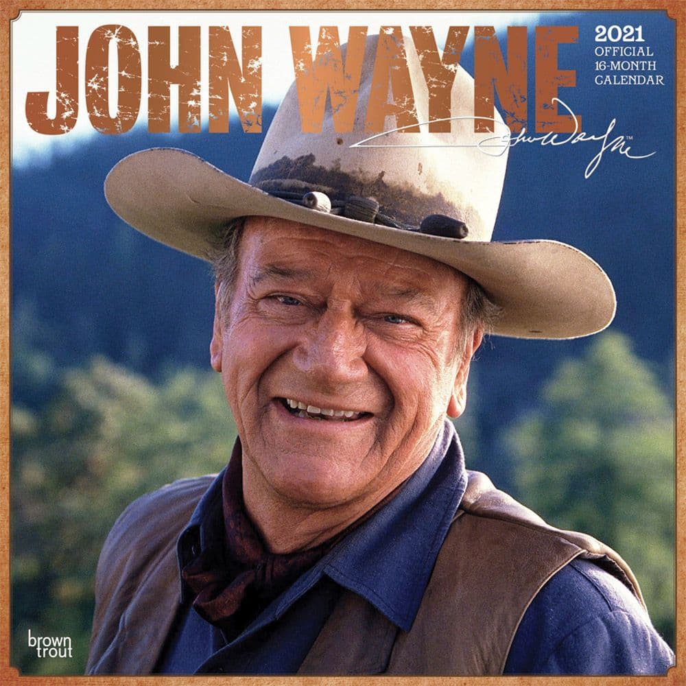 John Wayne Wall Calendar