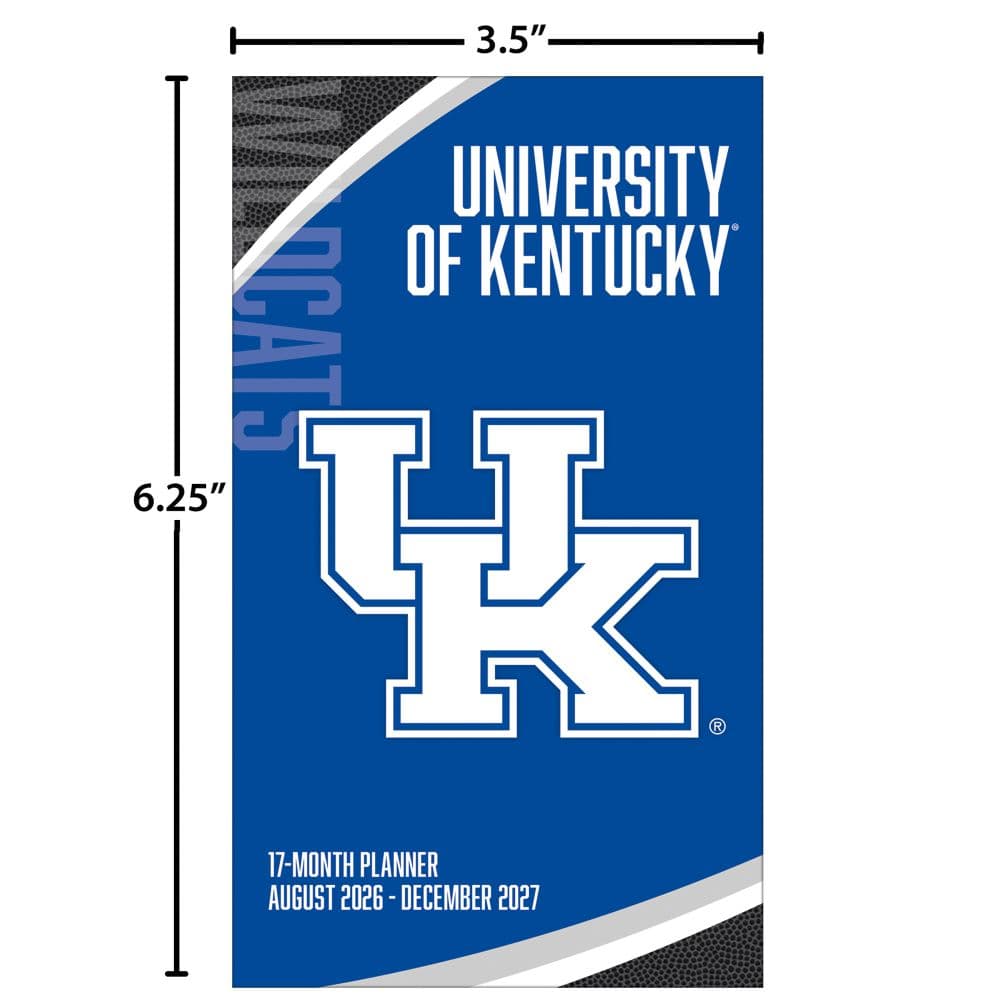 Kentucky Wildcats 2027 17 Month Pocket Planner Sixth Alternate Image