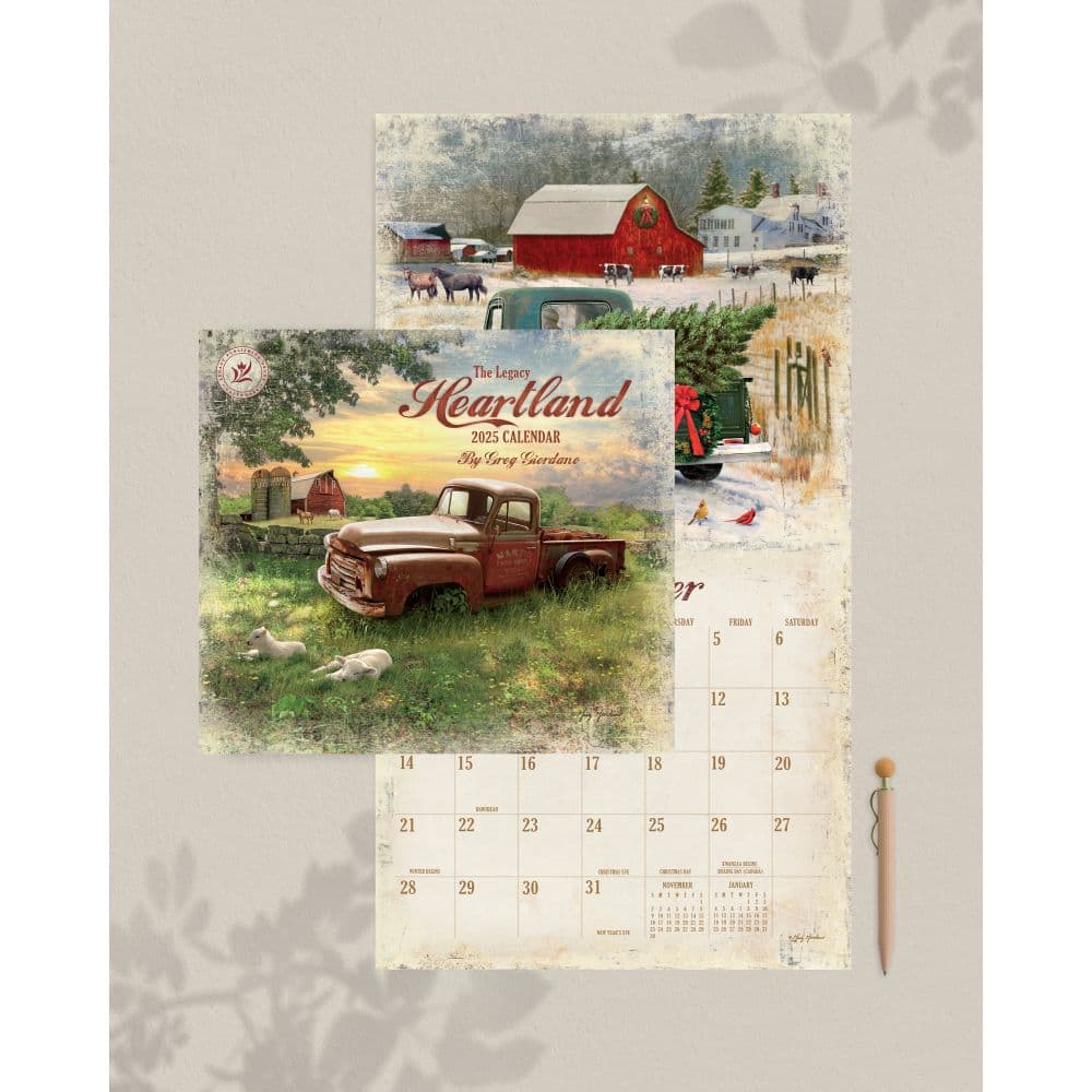 Heartland 2025 Wall Calendar