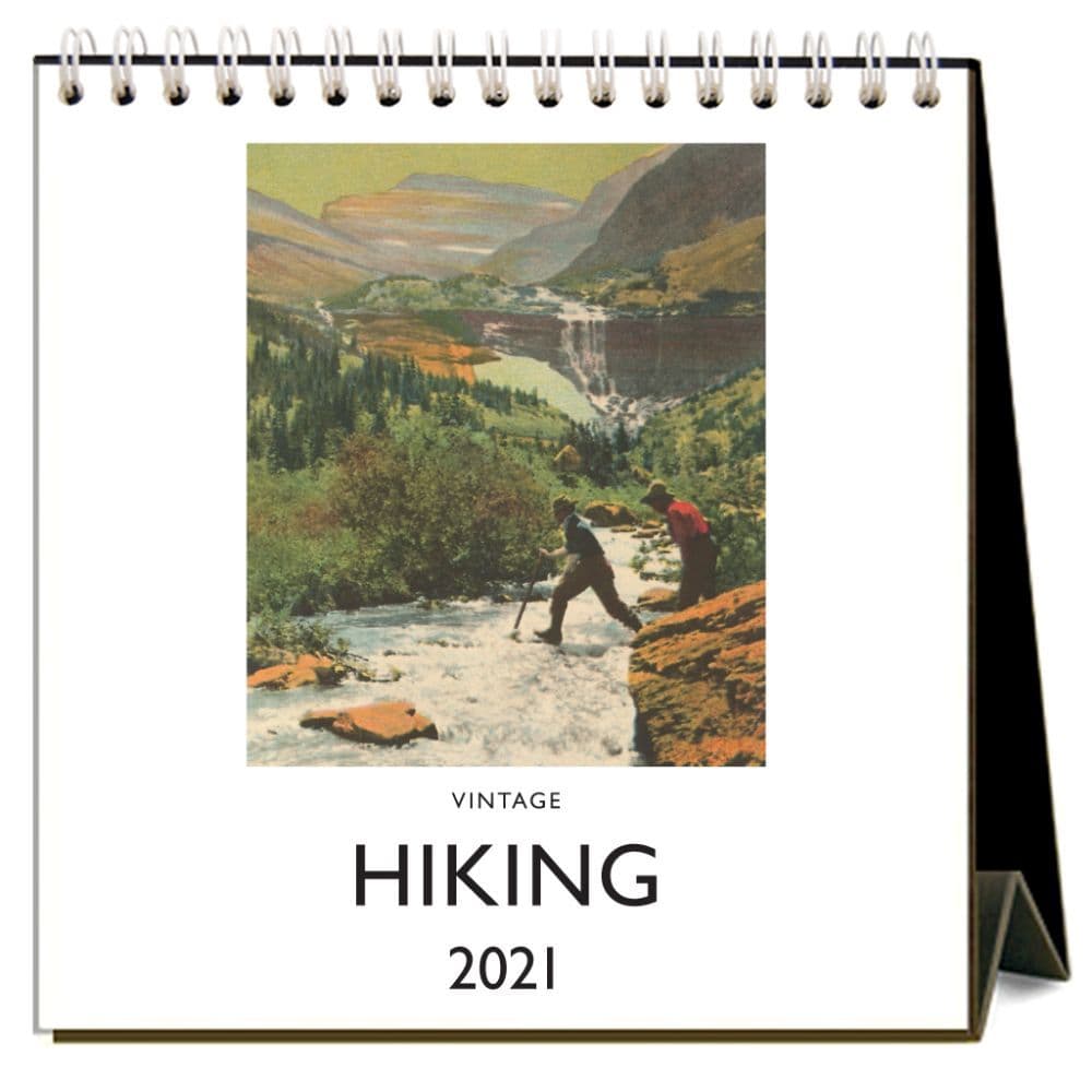 2021 Hiking Nostalgic Easel Calendar