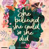 image She Believed She Could So She Did 2025 Wall Calendar Main Image