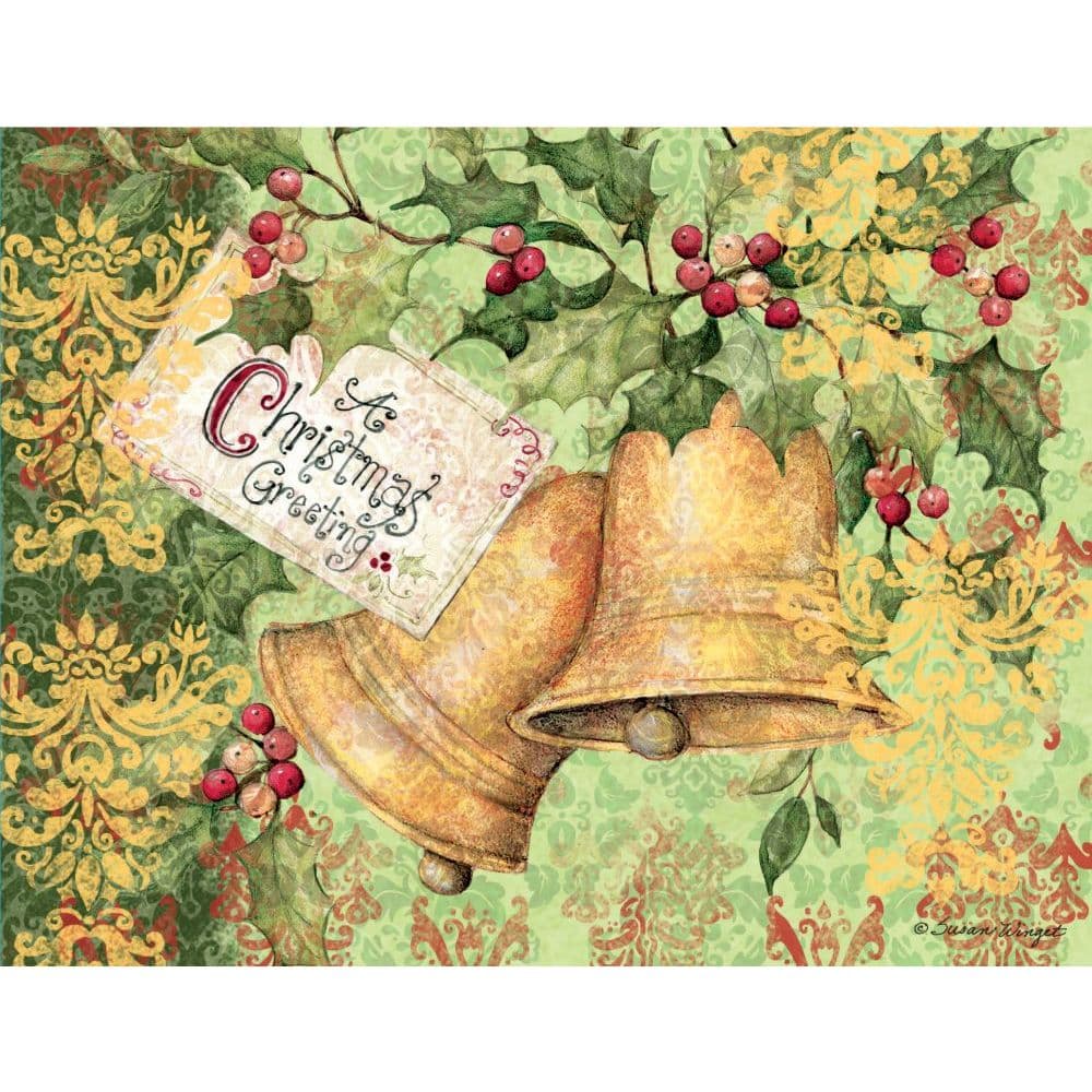Boho Boxed Christmas Card by Susan Winget Main Image