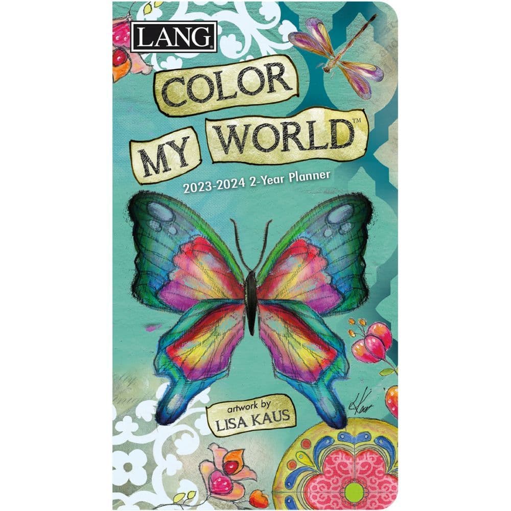 Color My World 2023 Two Year Planner - Calendars.com