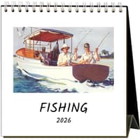 image Fishing 2026 Easel Desk Calendar Main Product Image