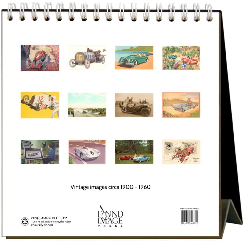 Sports Cars 2026 Easel Desk Calendar First Alternate Image