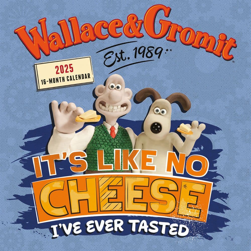 Wallace and Gromit 2025 Mini Wall Calendar