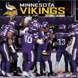 Minnesota Vikings 2025 Wall Calendar