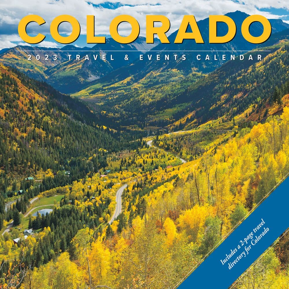 Willow Creek Press Colorado Travel and Events 2023 Wall Calendar