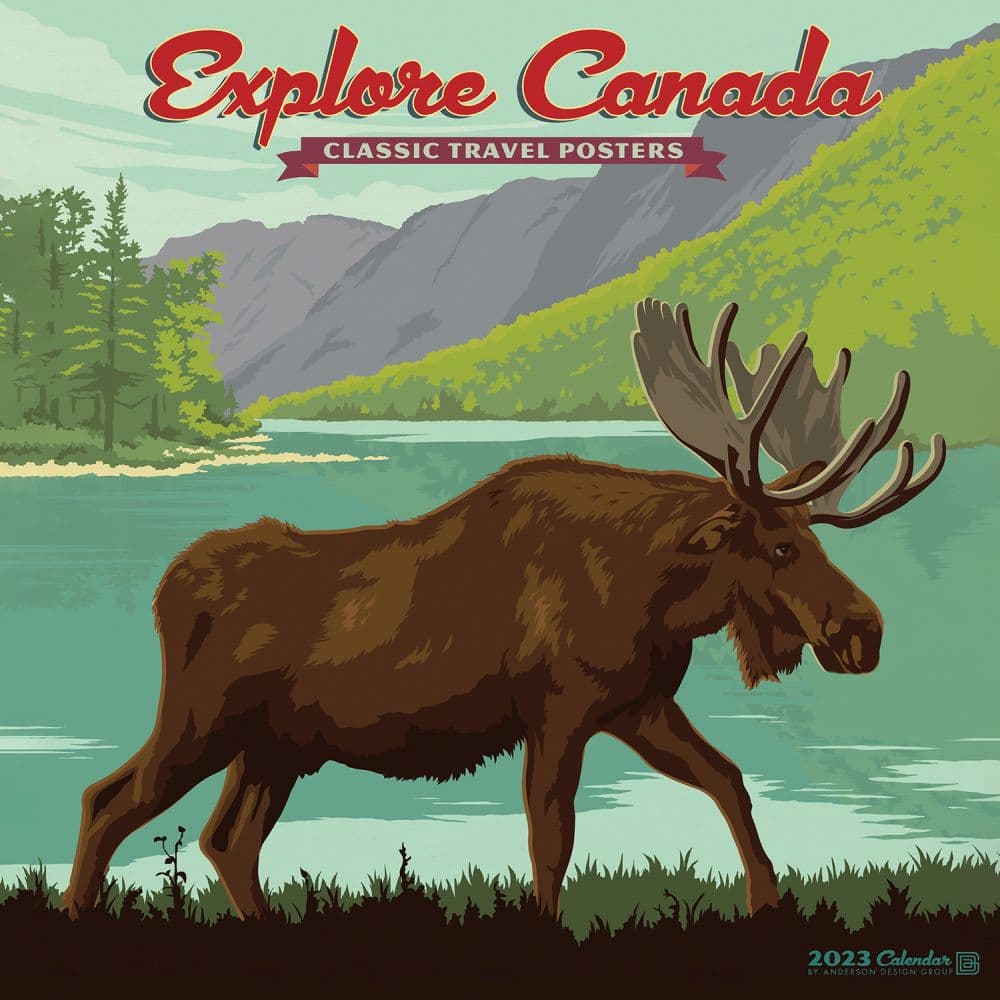 Explore Canada 2023 Wall Calendar