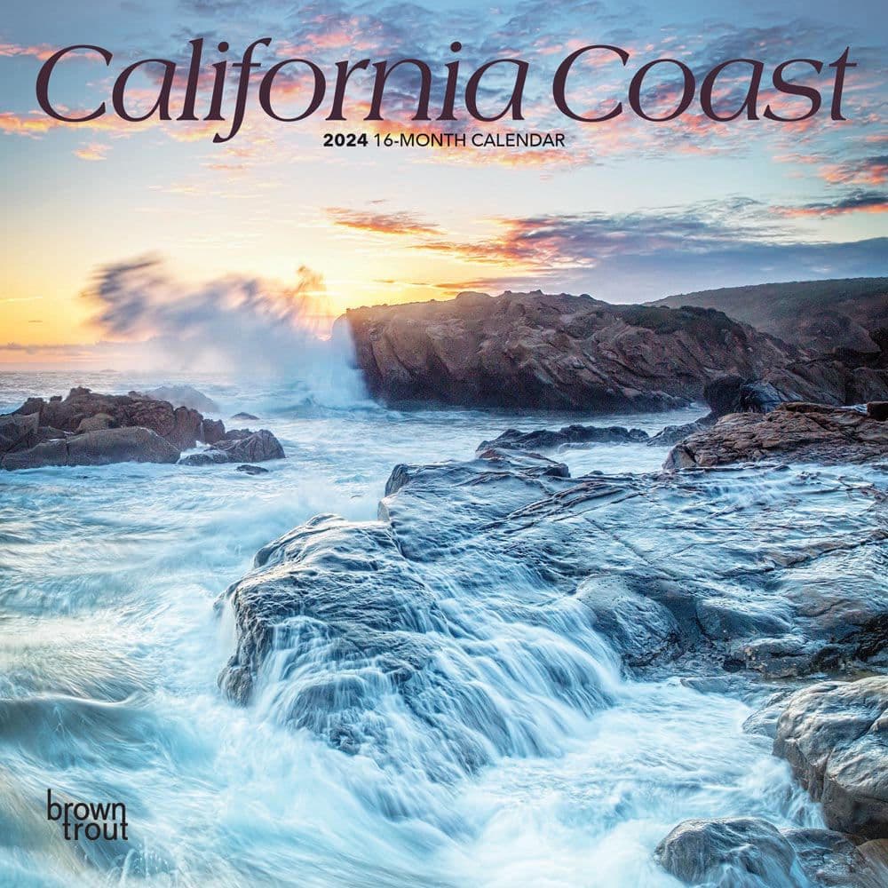 California Coast 2024 Mini Wall Calendar Main Product Image width=&quot;1000&quot; height=&quot;1000&quot;