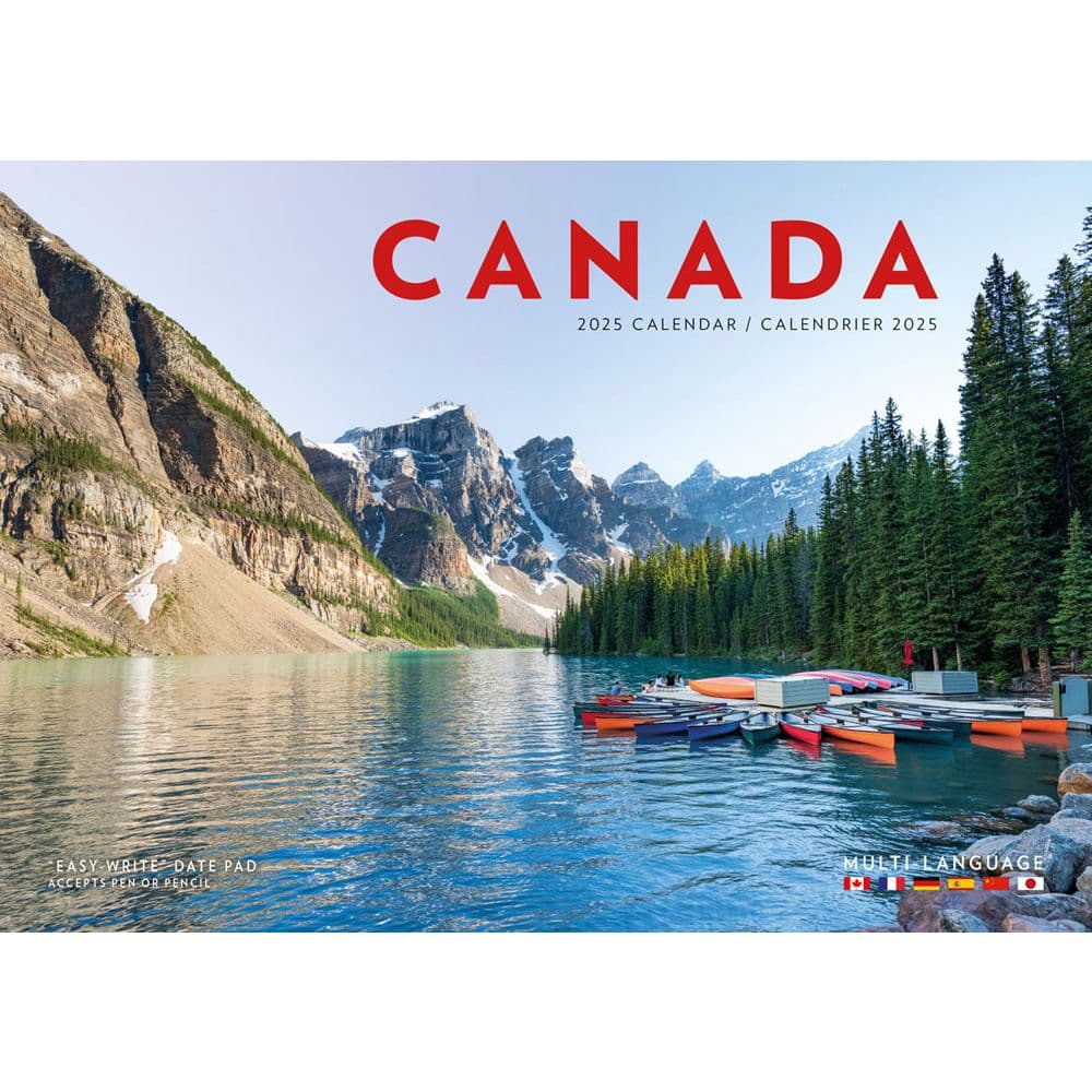 Canada Multi Language 2025 Wall Calendar Main Product Image