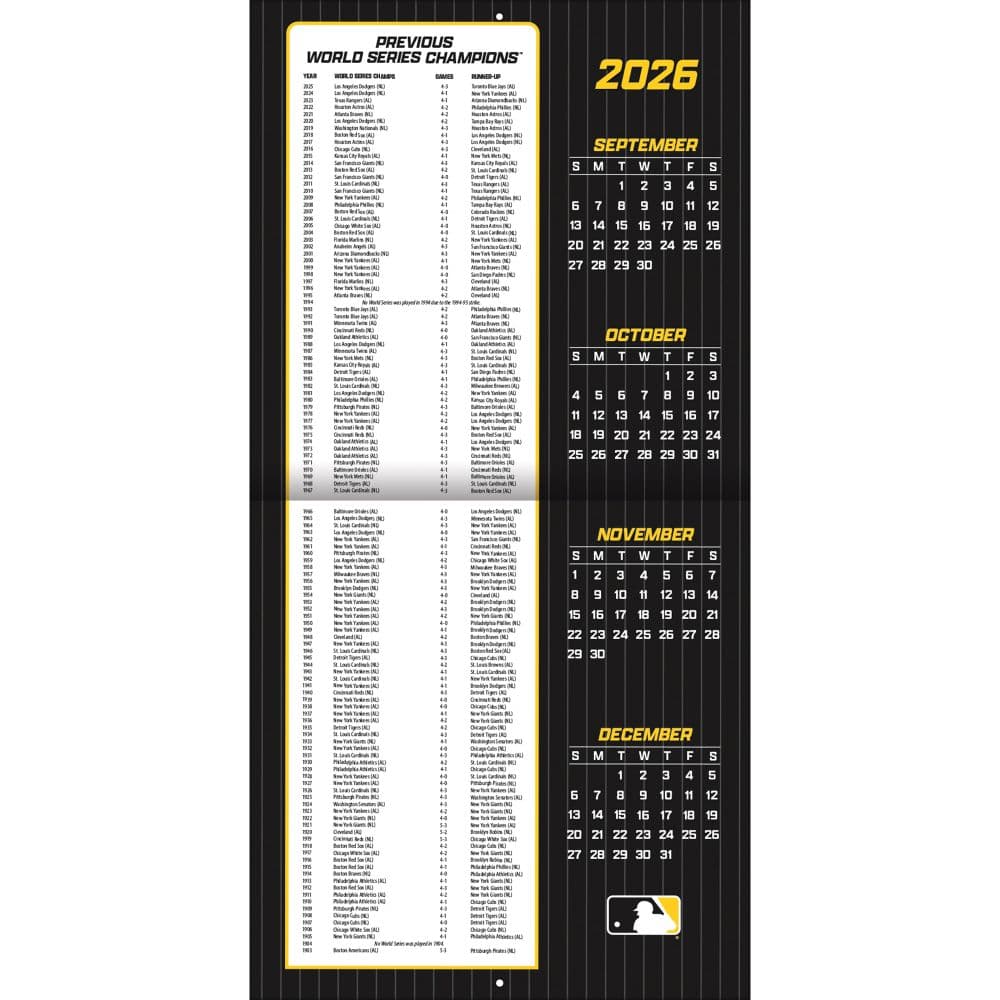 MLB Pittsburgh Pirates 2027 Wall Calendar Second Alternate Image