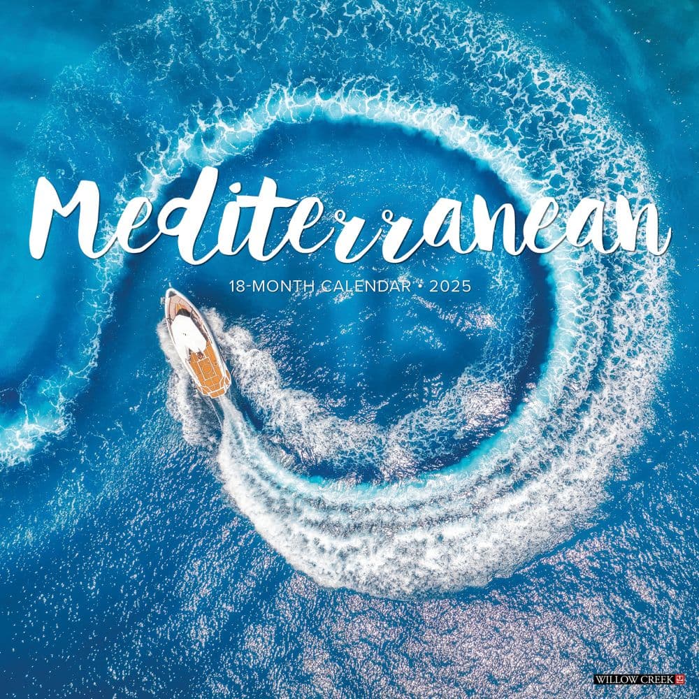 Mediterranean 2025 Wall Calendar Main Image