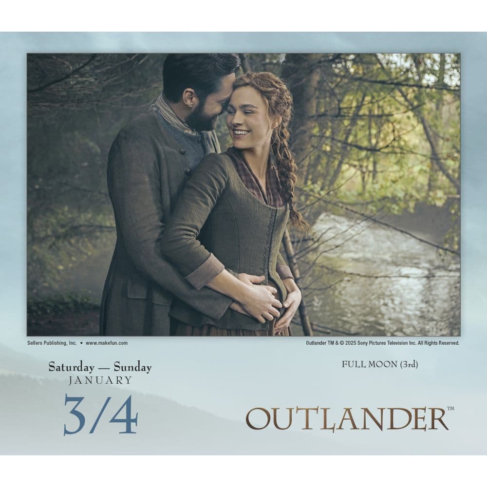 Outlander 2026 Desk Calendar Third Alternate Image