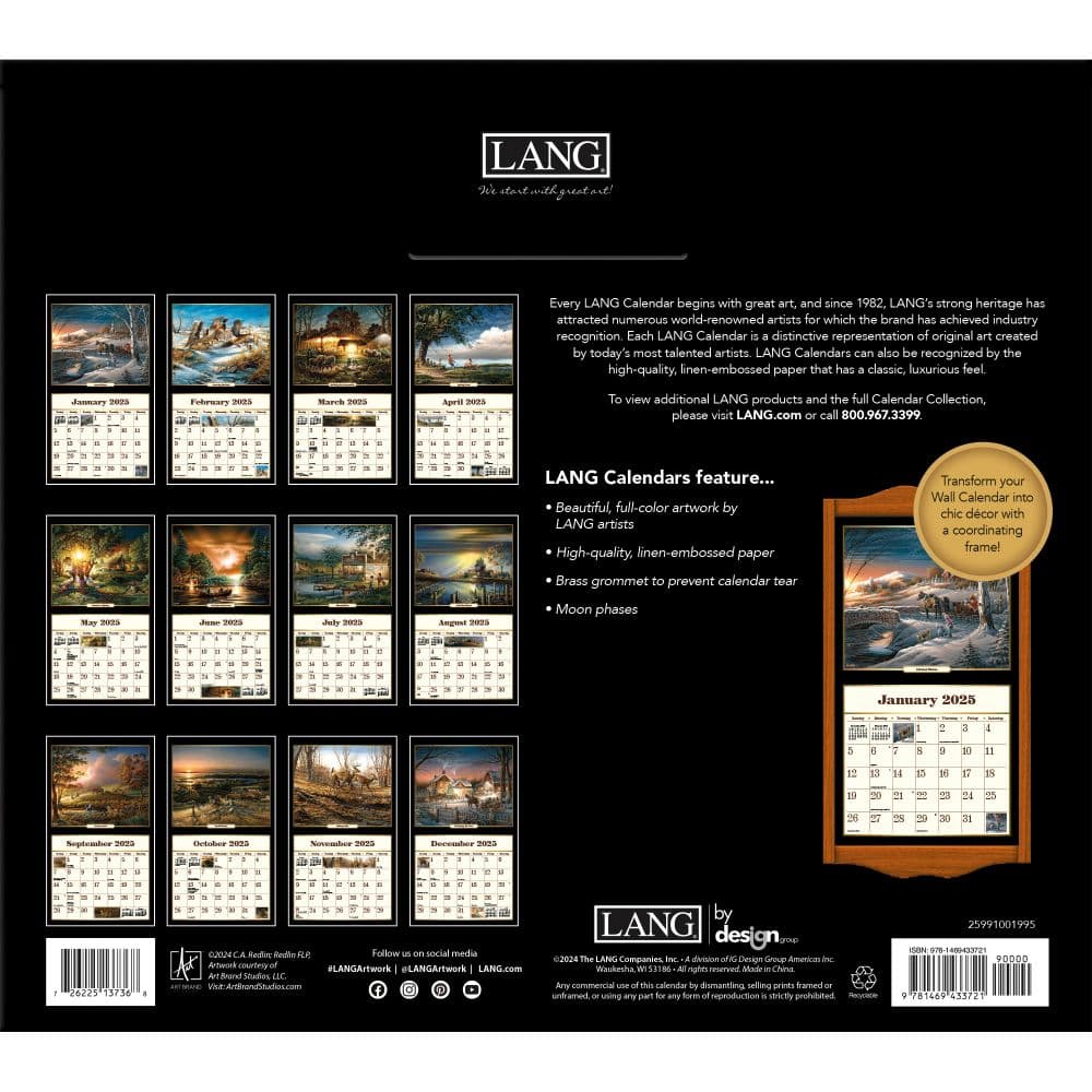 Terry Redlin 2025 Wall Calendar Calendars com Terry Redlin 2025 Wall Calendar Calendars com