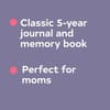 image Moms Floral One Line a Day Memory Book Second Alternate Image