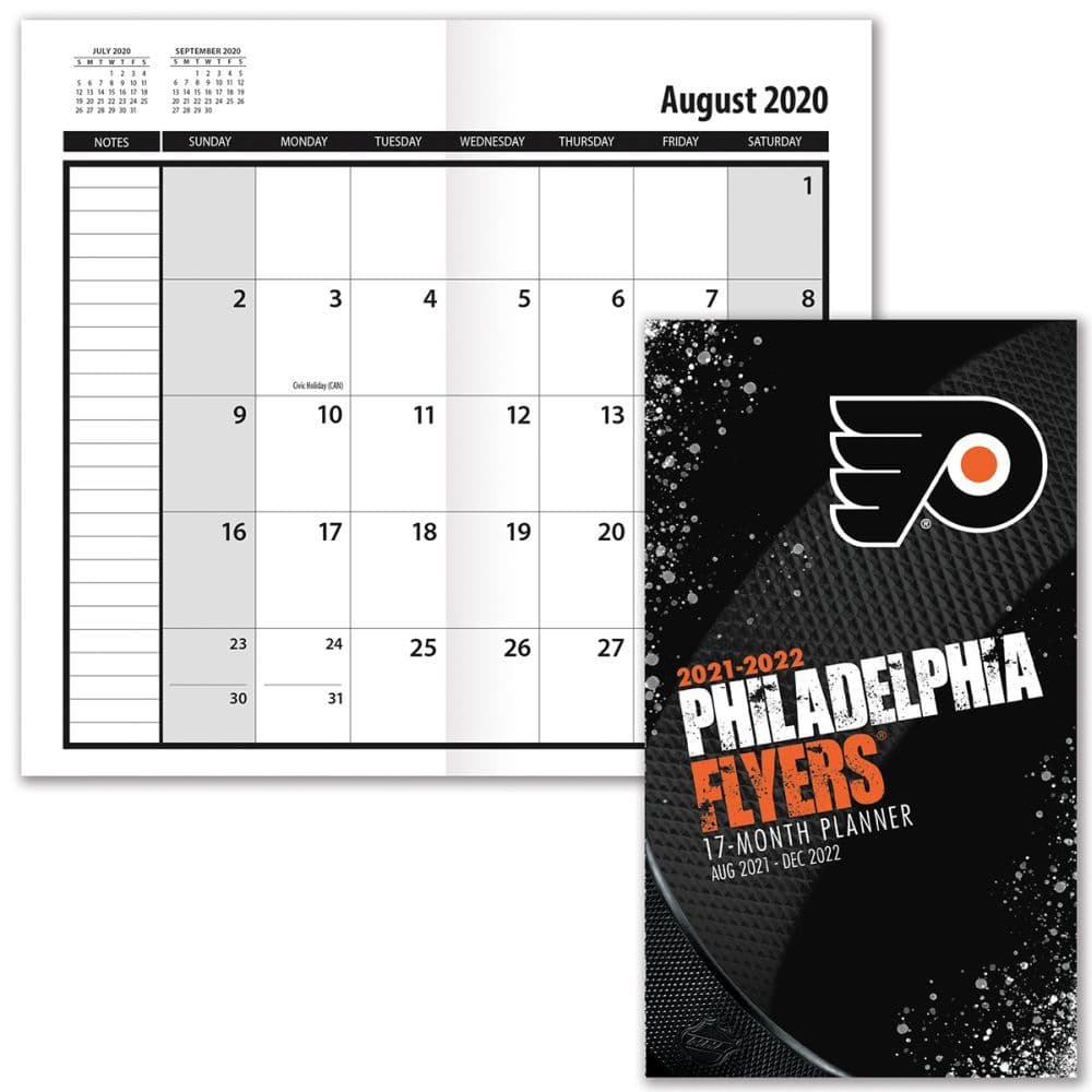 Flyers Schedule 2022 2023 Philadelphia Flyers 2022 17-Month Pocket Planner - Calendars.com