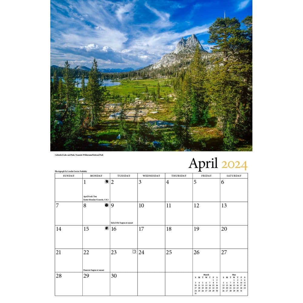 Yosemite National Park 2024 Wall Calendar