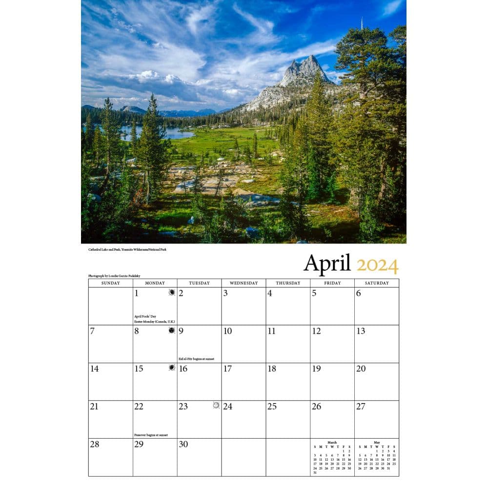 Yosemite National Park 2024 Wall Calendar Alternate Image 2