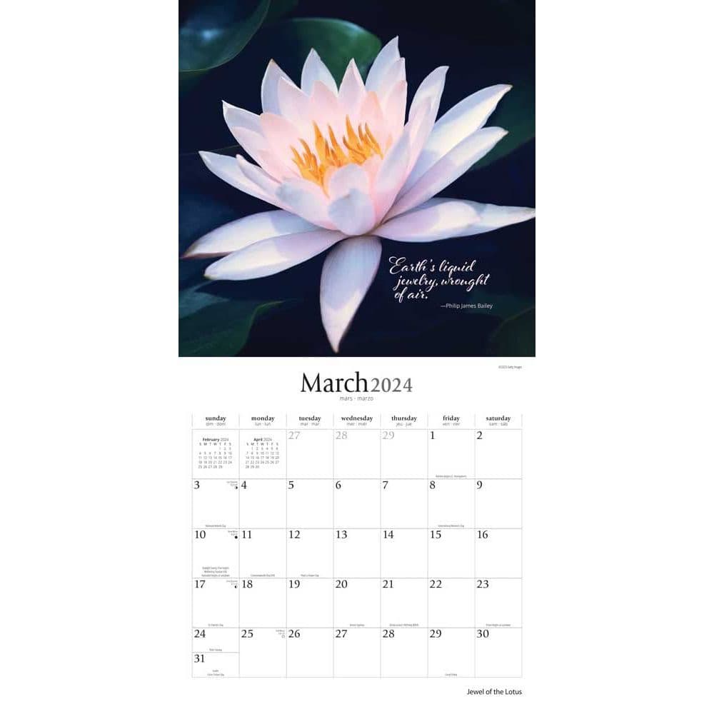 Jewel of the Lotus 2024 Wall Calendar Second Alternate Image width=&quot;1000&quot; height=&quot;1000&quot;