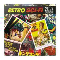 image Retro Sci Fi Film Posters 2027 Wall Calendar Main Product Image
