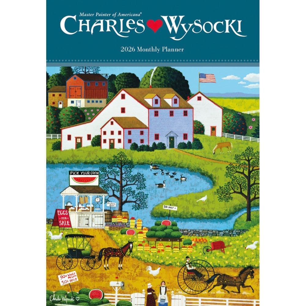 image Wysocki Americana 2026 Monthly Planner Main Image