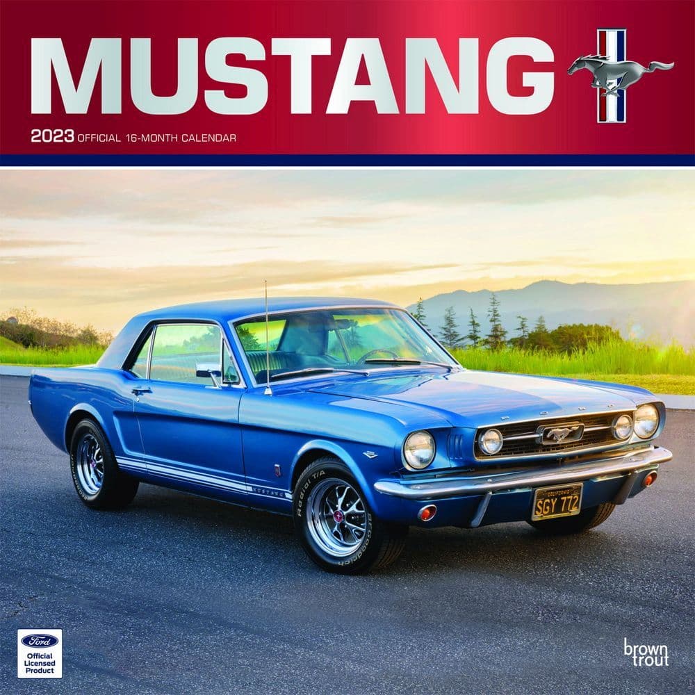 2023 Mustang Calendar Mustang 2023 Square Wall Calendar - Calendars.com