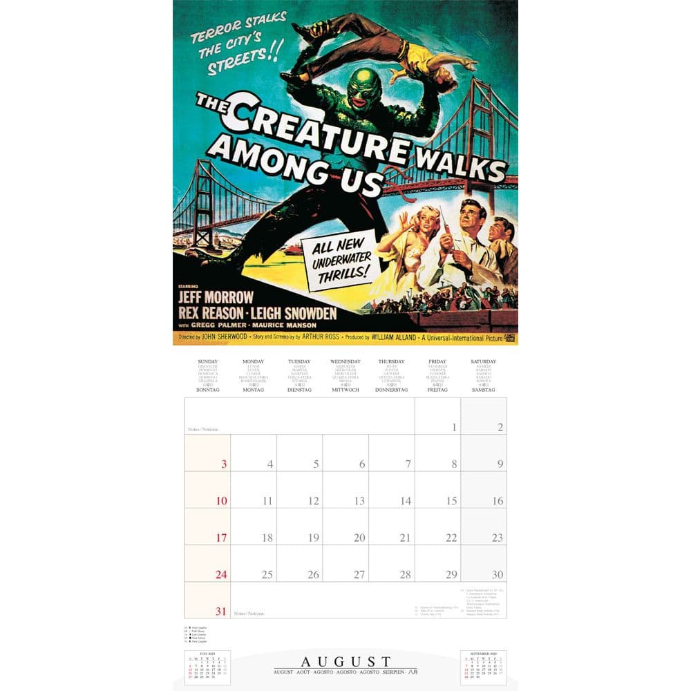 Cult Attack 2025 Wall Calendar