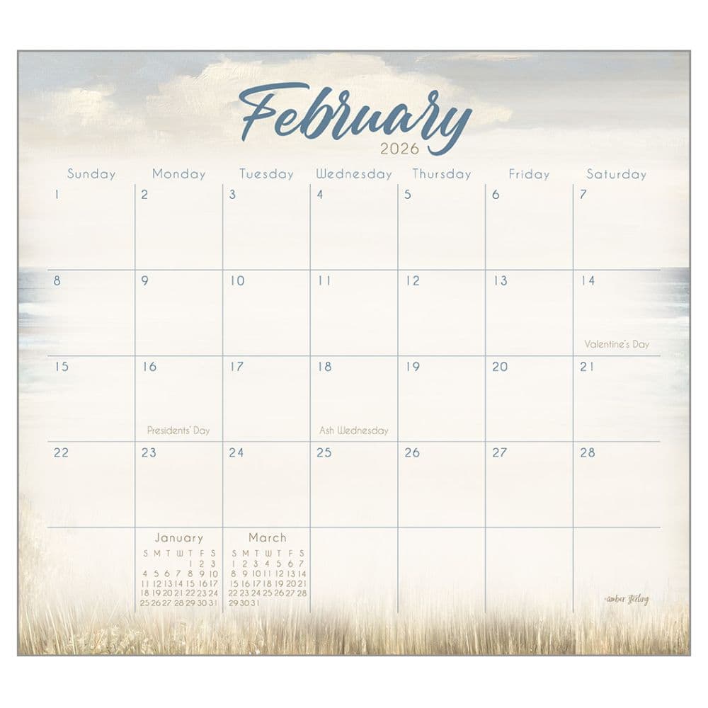 Shore 2026 Wall Calendar Third Alternate Image