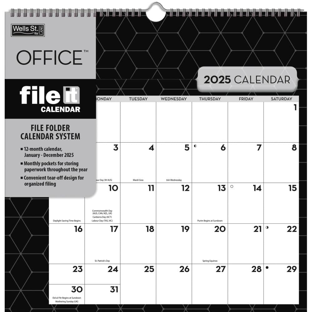 Office File It 2025 Wall Calendar_Main Image