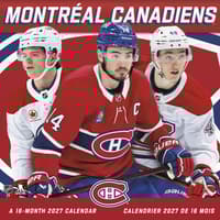 image Montreal Canadiens Bilingual French 2027 Wall Calendar Main Product Image