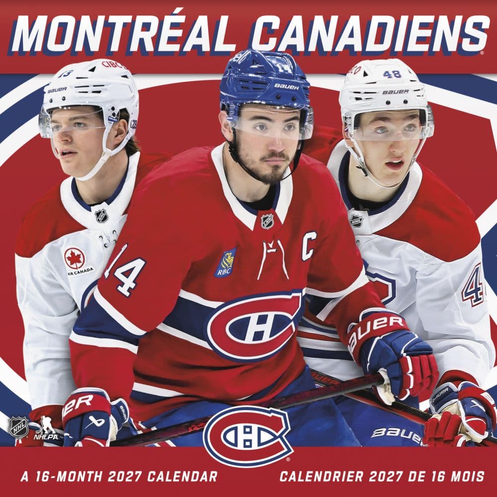 image Montreal Canadiens Bilingual French 2027 Wall Calendar Main Product Image