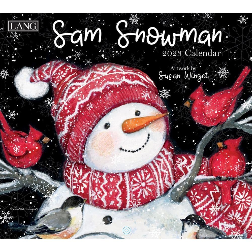 Susan Winget Sam Snowman 2023 Wall Calendar