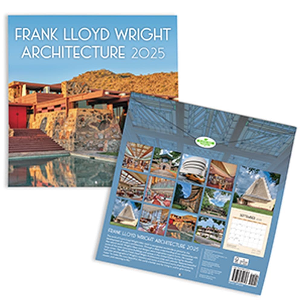 Frank Lloyd Wright Architecture 2025 Wall Calendar Sixth Alternate Image width=&quot;1000&quot; height=&quot;1000&quot;