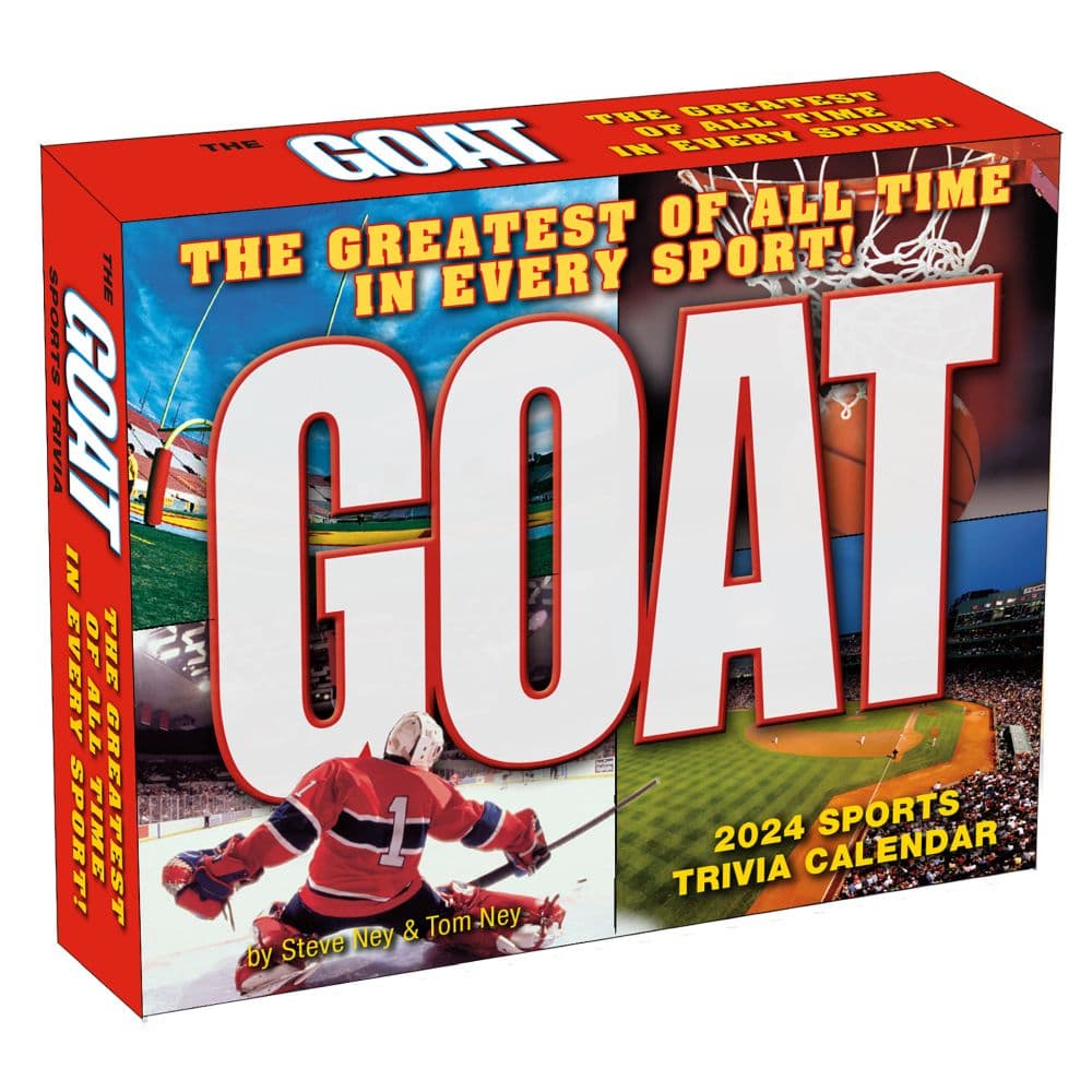 G.O.A.T. Sports Trivia 2025 Desk Calendar