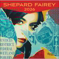image Shepard Fairey 2026 Wall Calendar Main Image