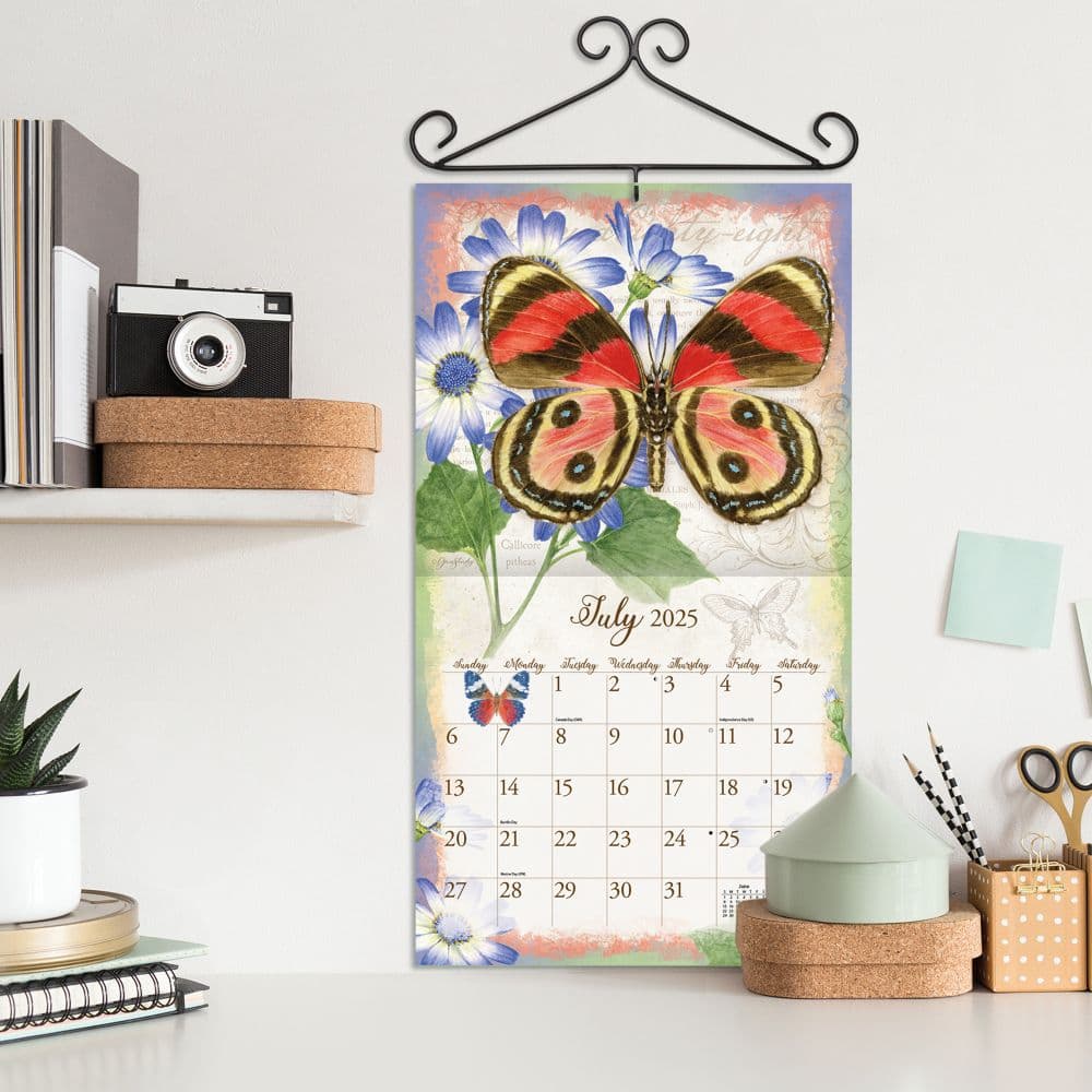 Butterflies 2025 Wall Calendar by Jane Shasky_ALT4