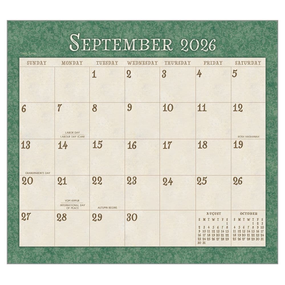 Kittens by Sueellen Ross 2026 Wall Calendar Third Alternate Image