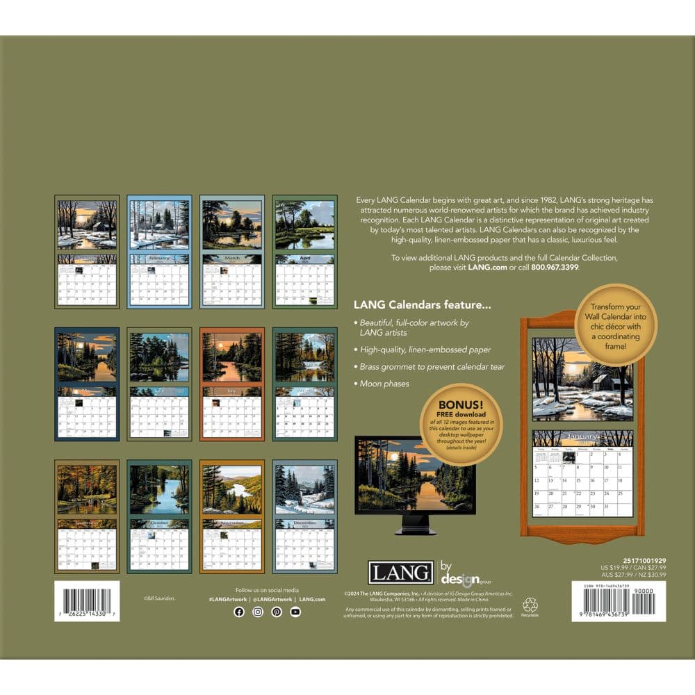 Lure of The Outdoors Special Edition 2025 Wall Calendar First Alternate Image width=&quot;1000&quot; height=&quot;1000&quot;