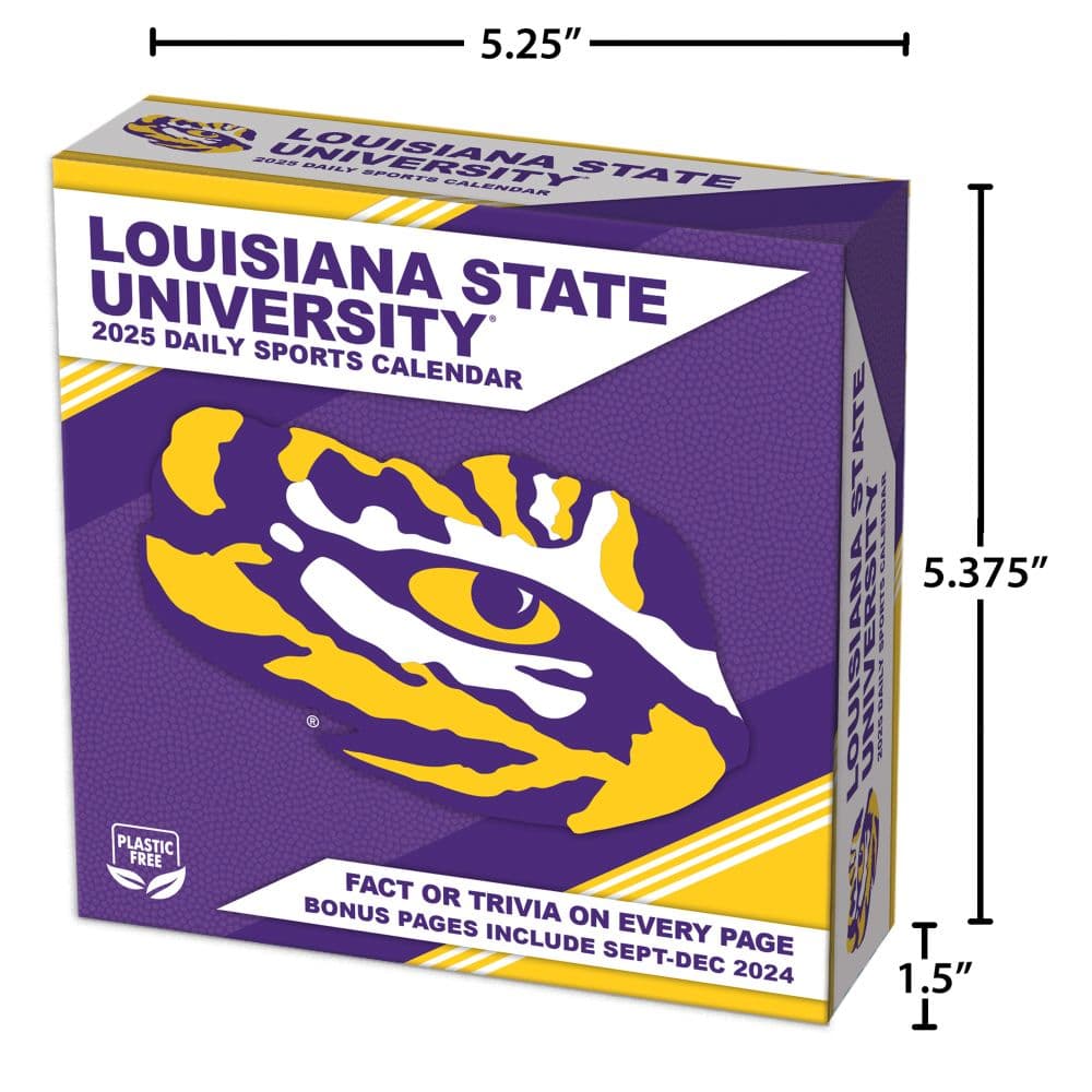 COL LSU Tigers 2025 Desk Calendar Fifth Alternate Image