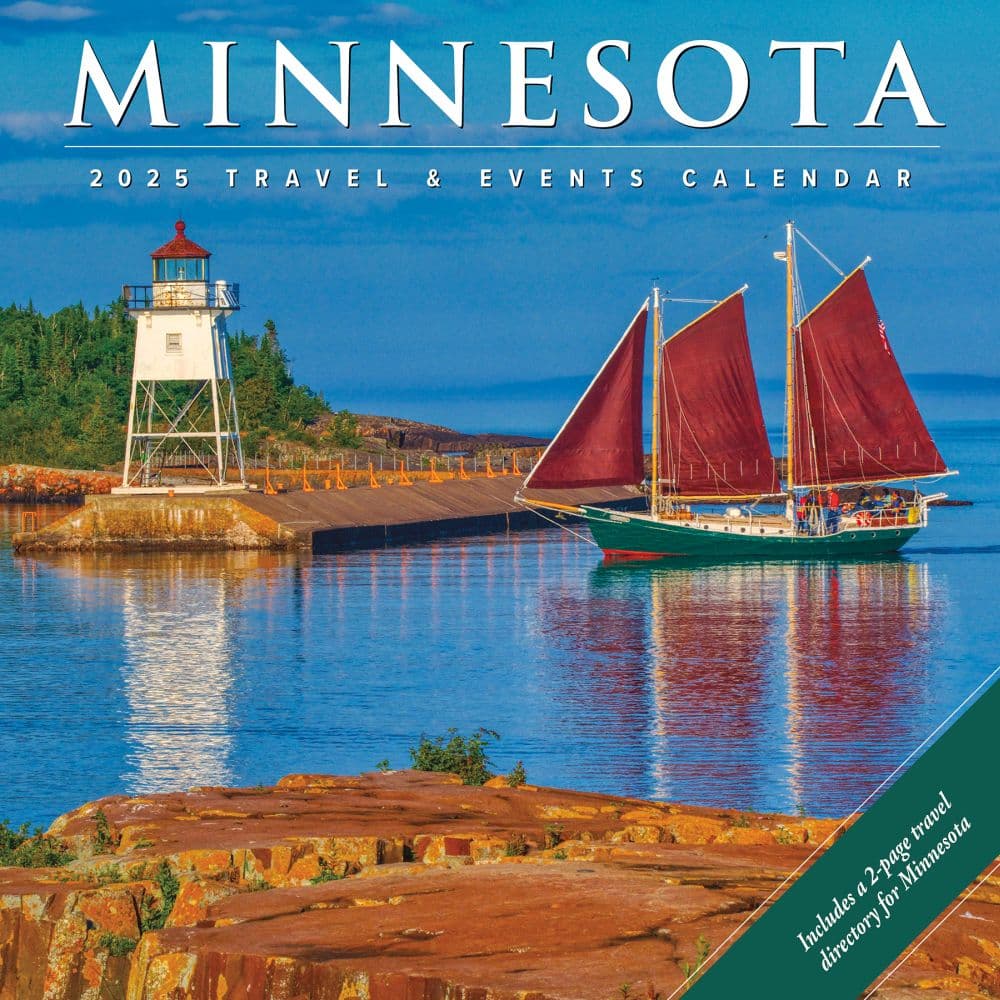 Minnesota Travel and Events 2025 Wall Calendar Main Image