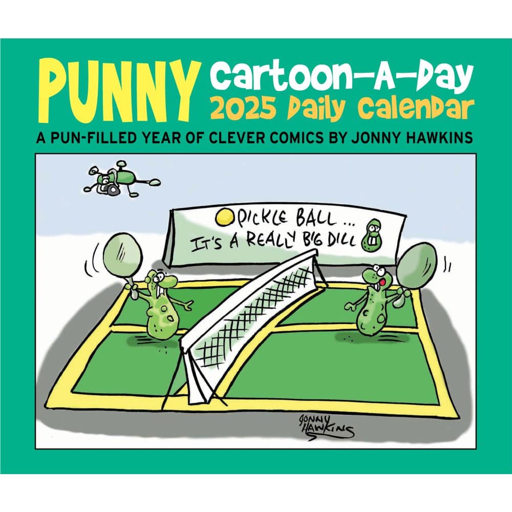 Punny Cartoon-A-Day 2025 Desk Calendar Main Image