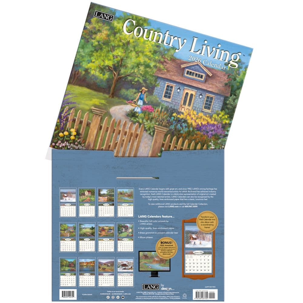 Country Living 2026 Wall Calendar by Colleen Eubanks_ALT3