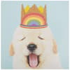 image Puppy in Rainbow Crown Birthday Card First Alternate Image width=&quot;1000&quot; height=&quot;1000&quot;