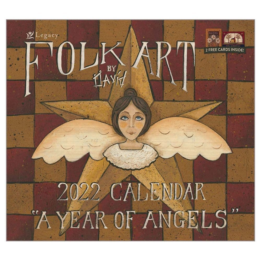 Folk Art By David 2022 Wall Calendar - Calendars.com