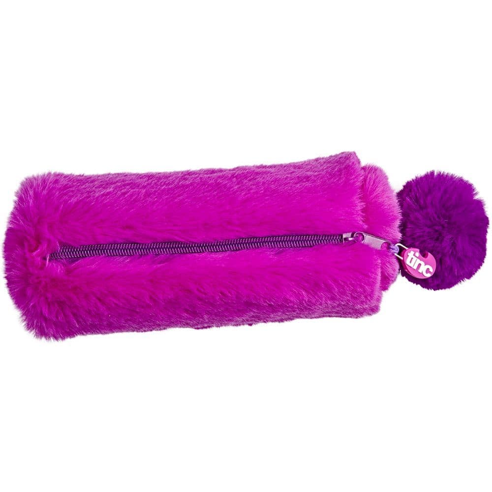 Fur Barrel Pencil Case (Pink Purple) Alternate Image 1