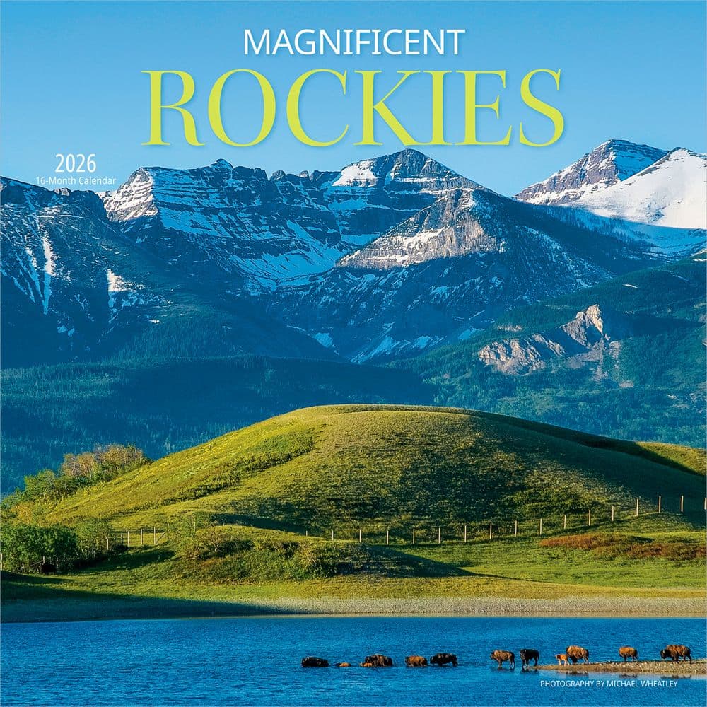 Rockies Magnificent 2026 Wall Calendar Main Product Image