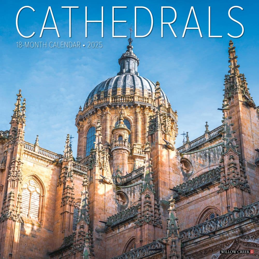 Cathedrals 2025 Wall Calendar