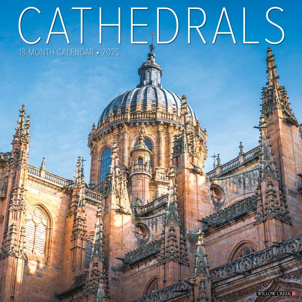 image Cathedrals 2025 Wall Calendar Main Image