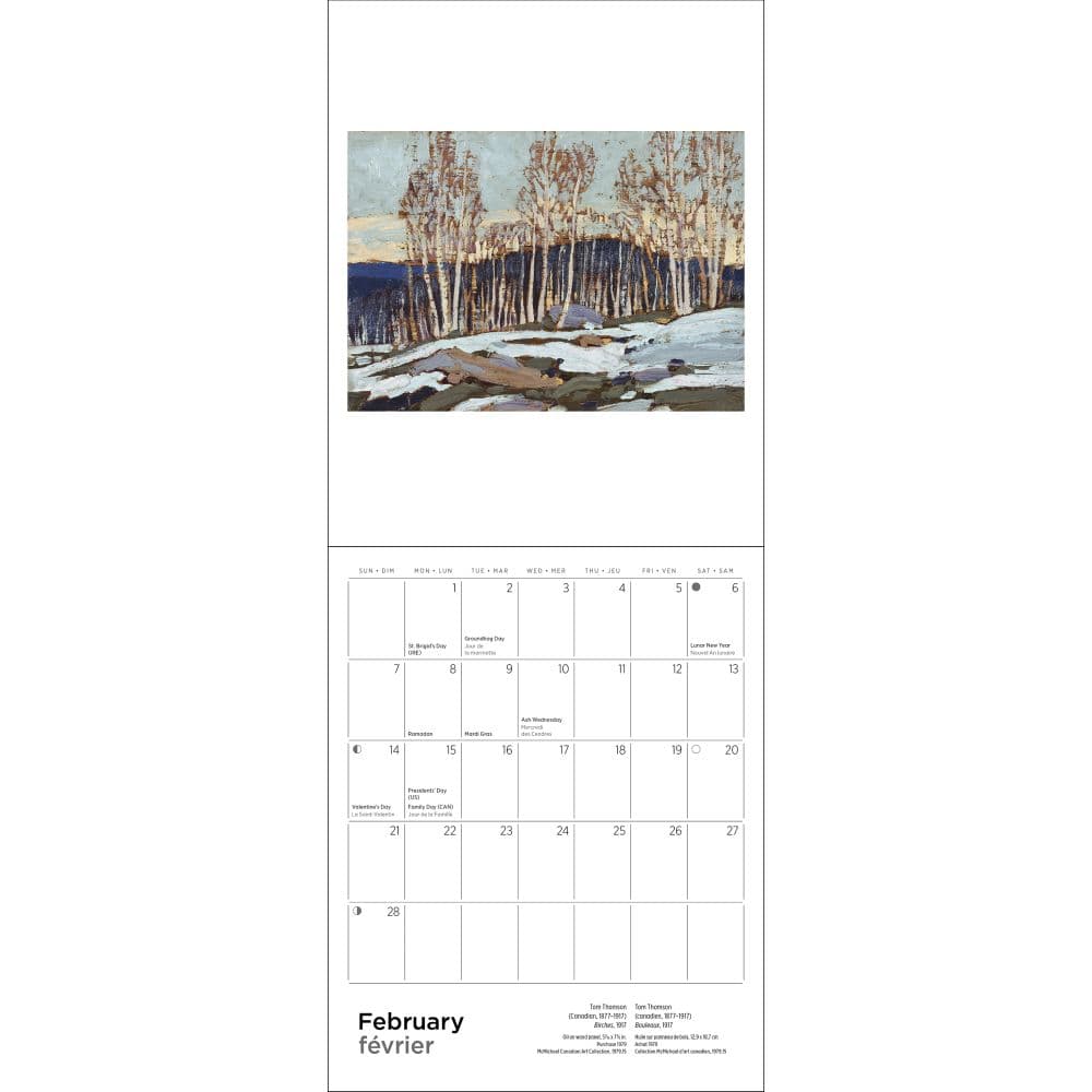 Group of Seven 2027 Mini Wall Calendar Third Alternate Image